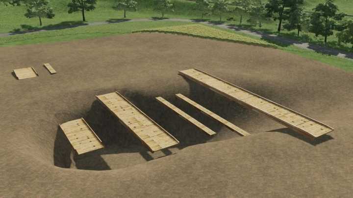 FS25 Wooden Bridge Pack V1.0.0.1