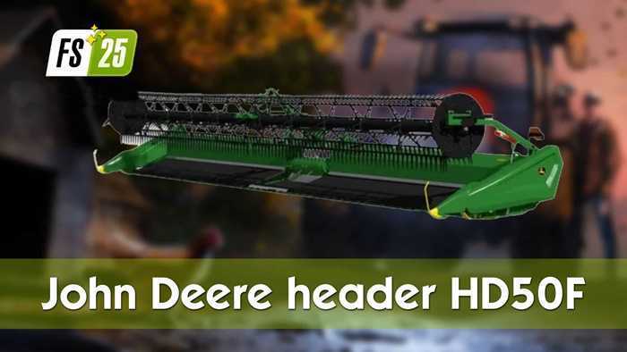 FS25 John Deere Header Hd50F V1.0