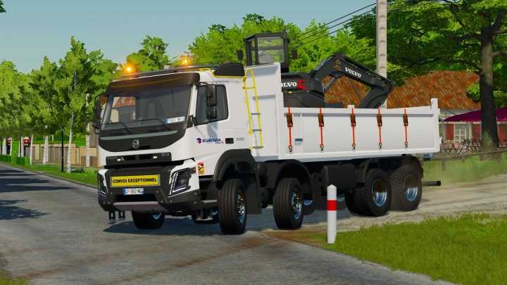 FS22 Volvo Fmx Ampiroll 8X4 V1.0