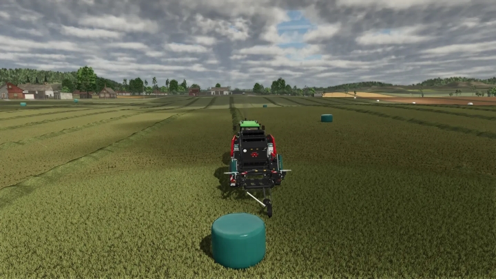 FS25 Fendt / Mf Baler Wrapper Combination V1.0