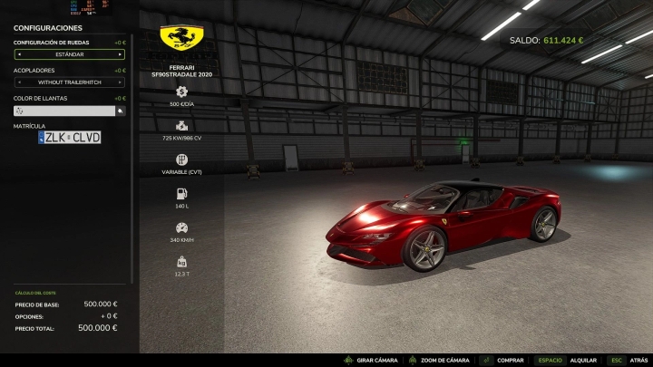 FS25 Ferrari Sf90 Stradale V1.0