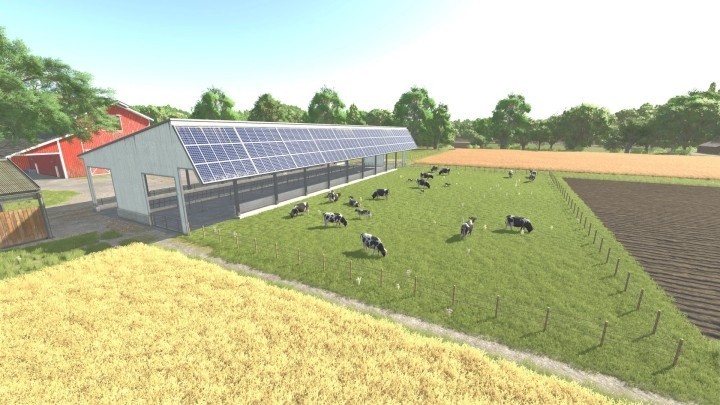 FS25 Special Cow Stable Multi-Colored V1.0.0.1