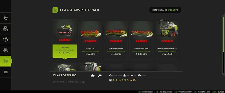 Claas Harvester Pack V1.3