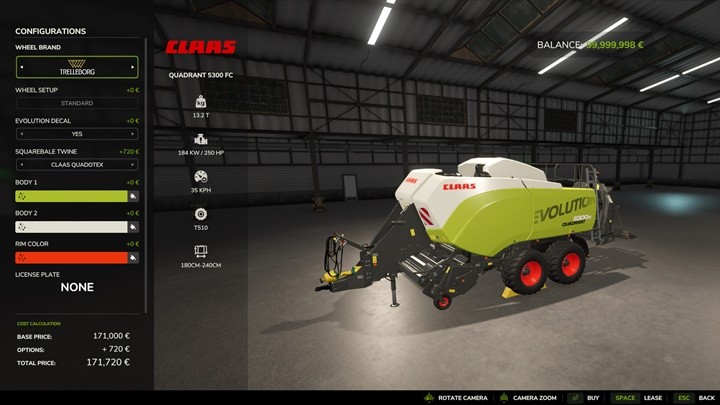 Claas Quadrant Evolution V1.0