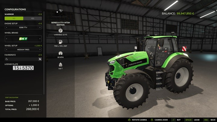 Deutz Series 8 Mtsh Edition V1.1