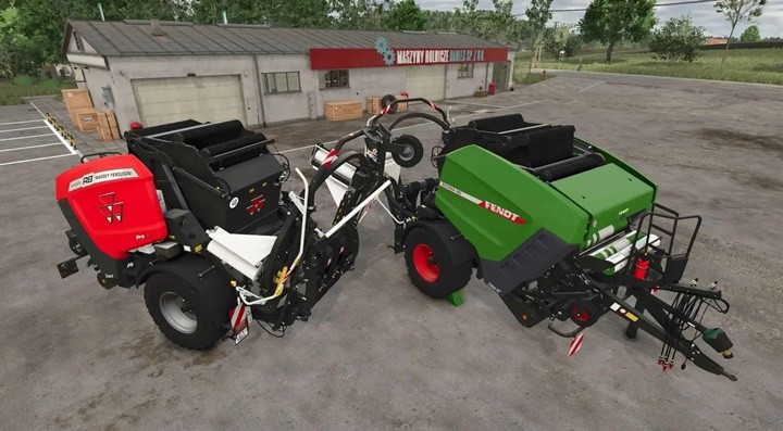 Fendt / Mf Baler Wrapper Combination V1.0