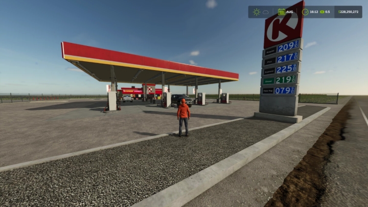 FS25 Circle K Gas Station V1.0