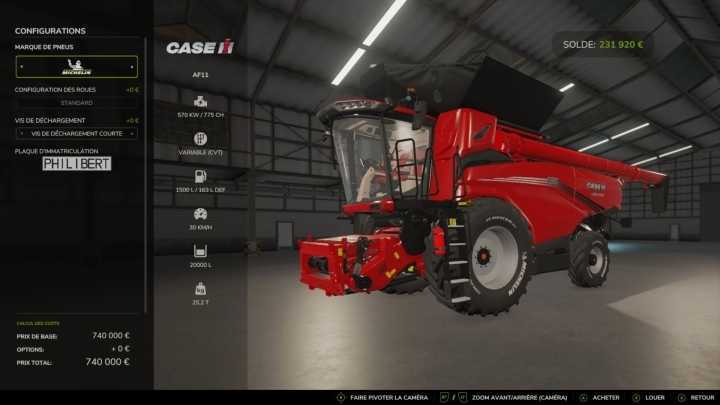 Harvester Pack (Tyre Version) V1.0