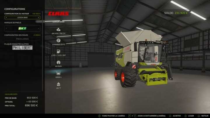 Harvester Pack (Tyre Version) V1.0