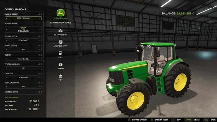 John Deere 6030 Premium Series V1.0