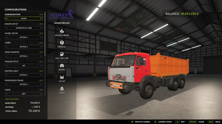 Kamaz 65111 Buldozer 221 V1.0