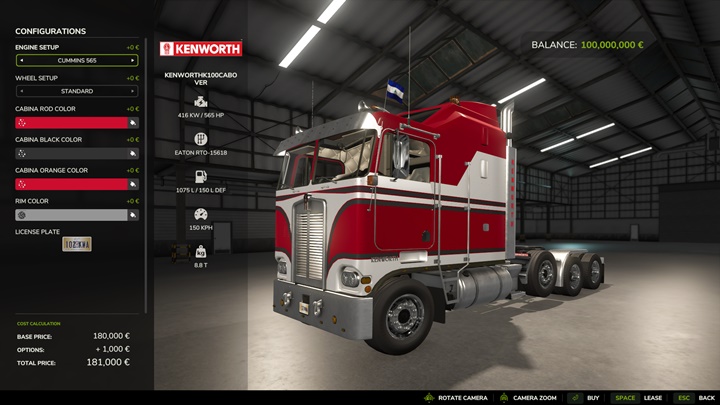 Kenworth K100 Truck V1.0