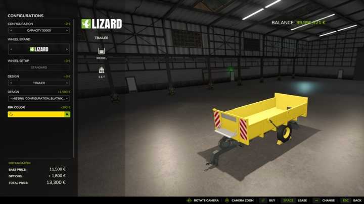 Lizard 30T Trailer V1.0