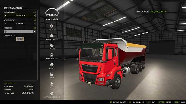 Man TGS Dumper Truck V1.0