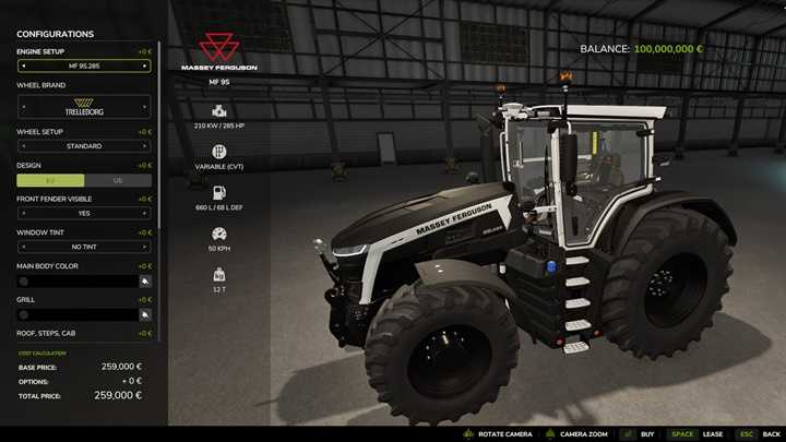 Massey Ferguson 9S Edit V1.0