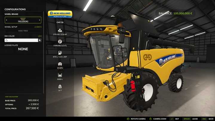 New Holland CH 7.70 Series Pack V1.0