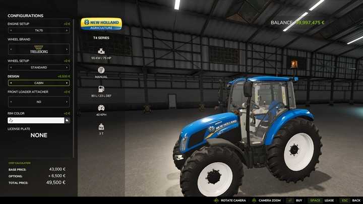 New Holland T4 Series V1.0