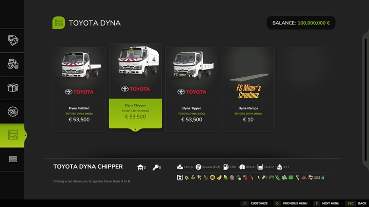 Toyota Dyna Trucks Pack V1.0