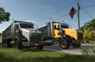 Грузовик Kenworth T800 самосвал V1.3 Грузовик Kenworth T800 самосвал V1.3
