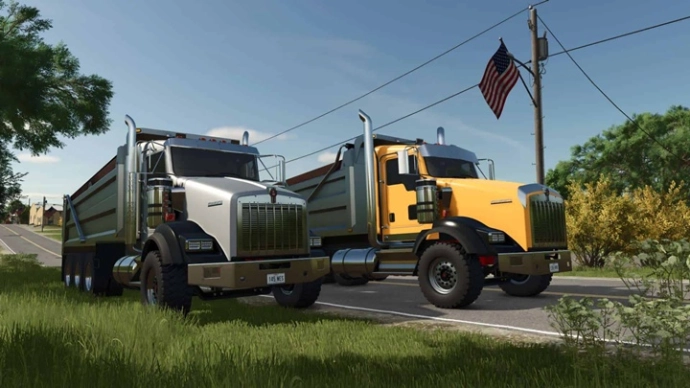 Kenworth T800 Dumper Truck V1.3